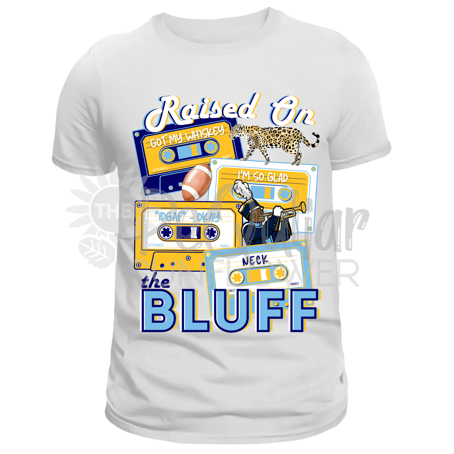 raised on the bluff
