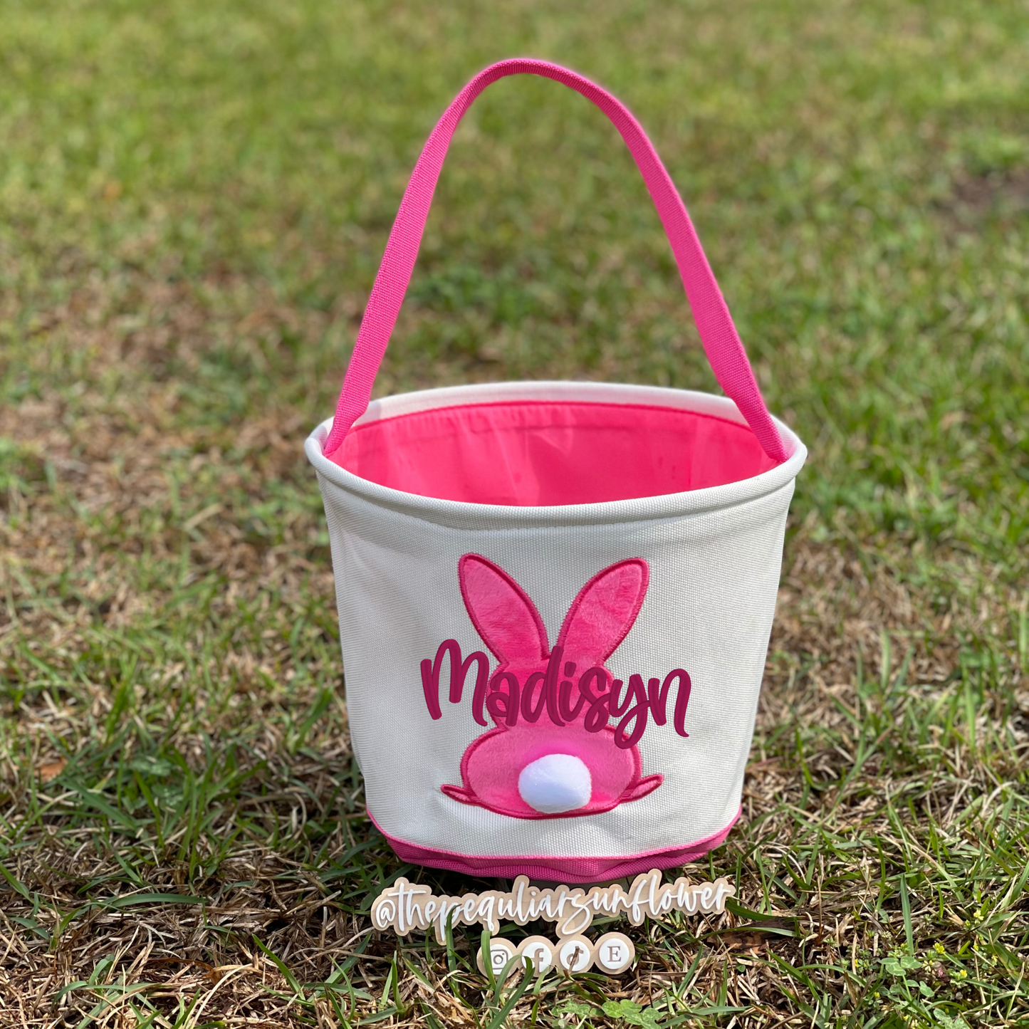 embroidered easter basket