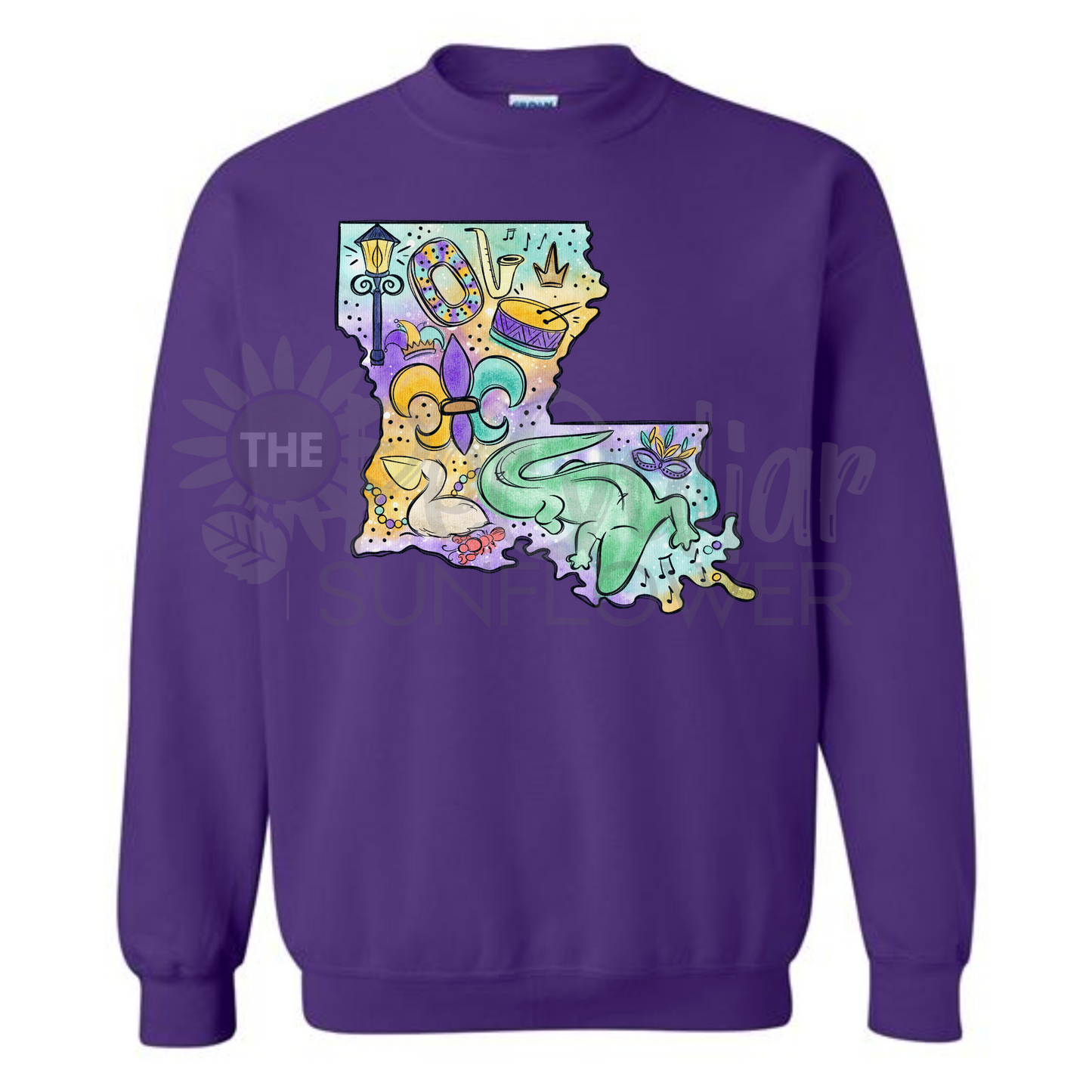 louisiana sweatshirt