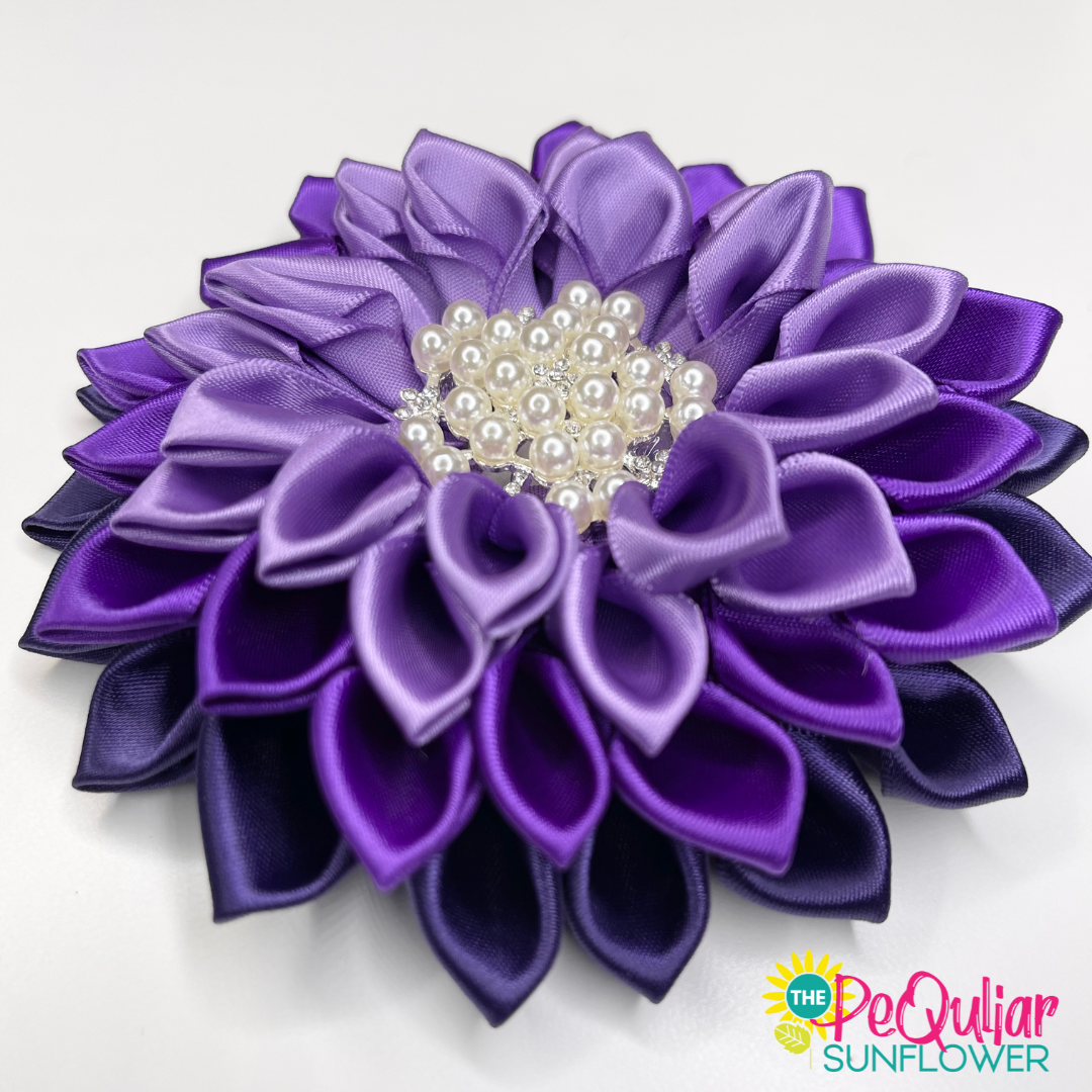violet brooch