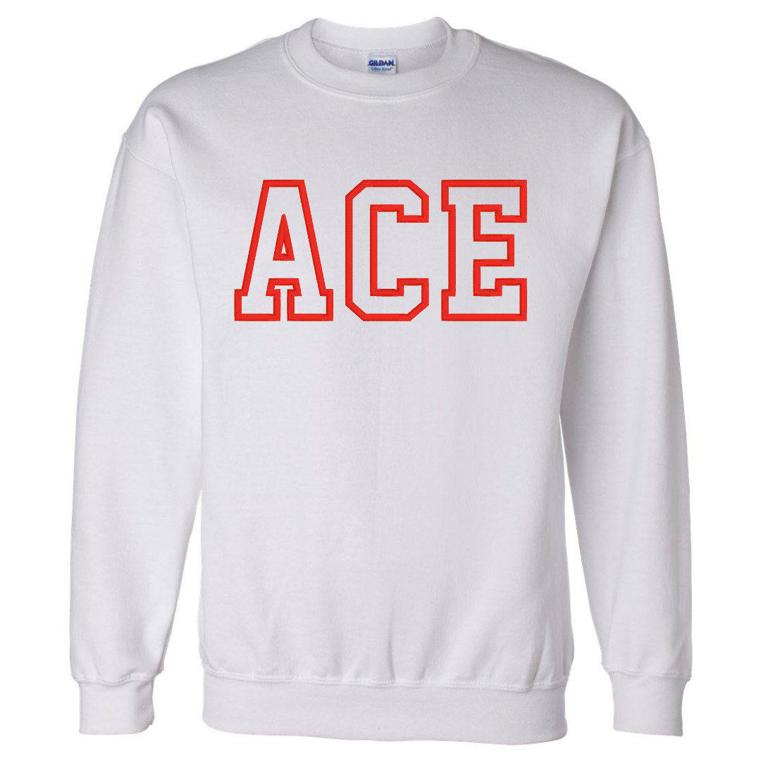 sorority line color block sweatshirt