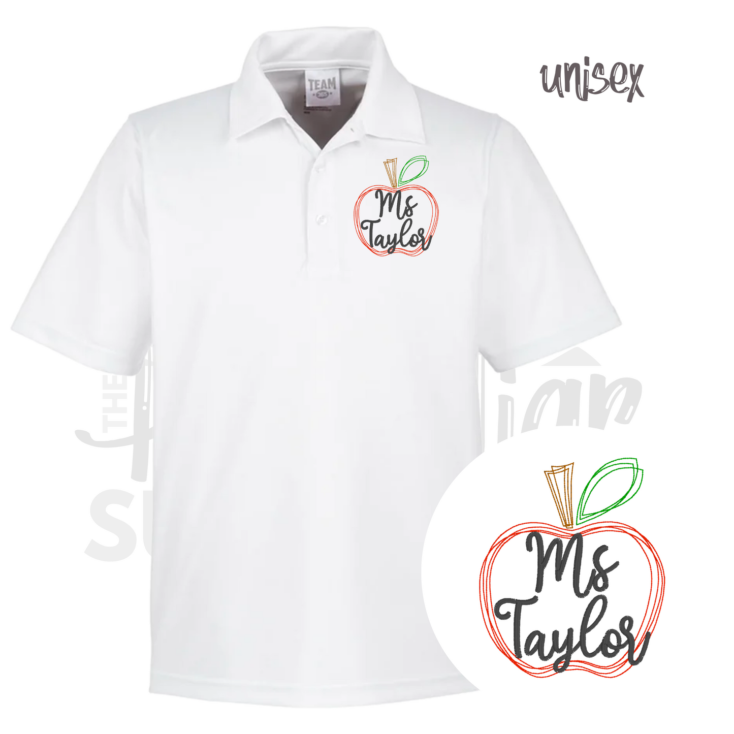 unisex - sketch apple