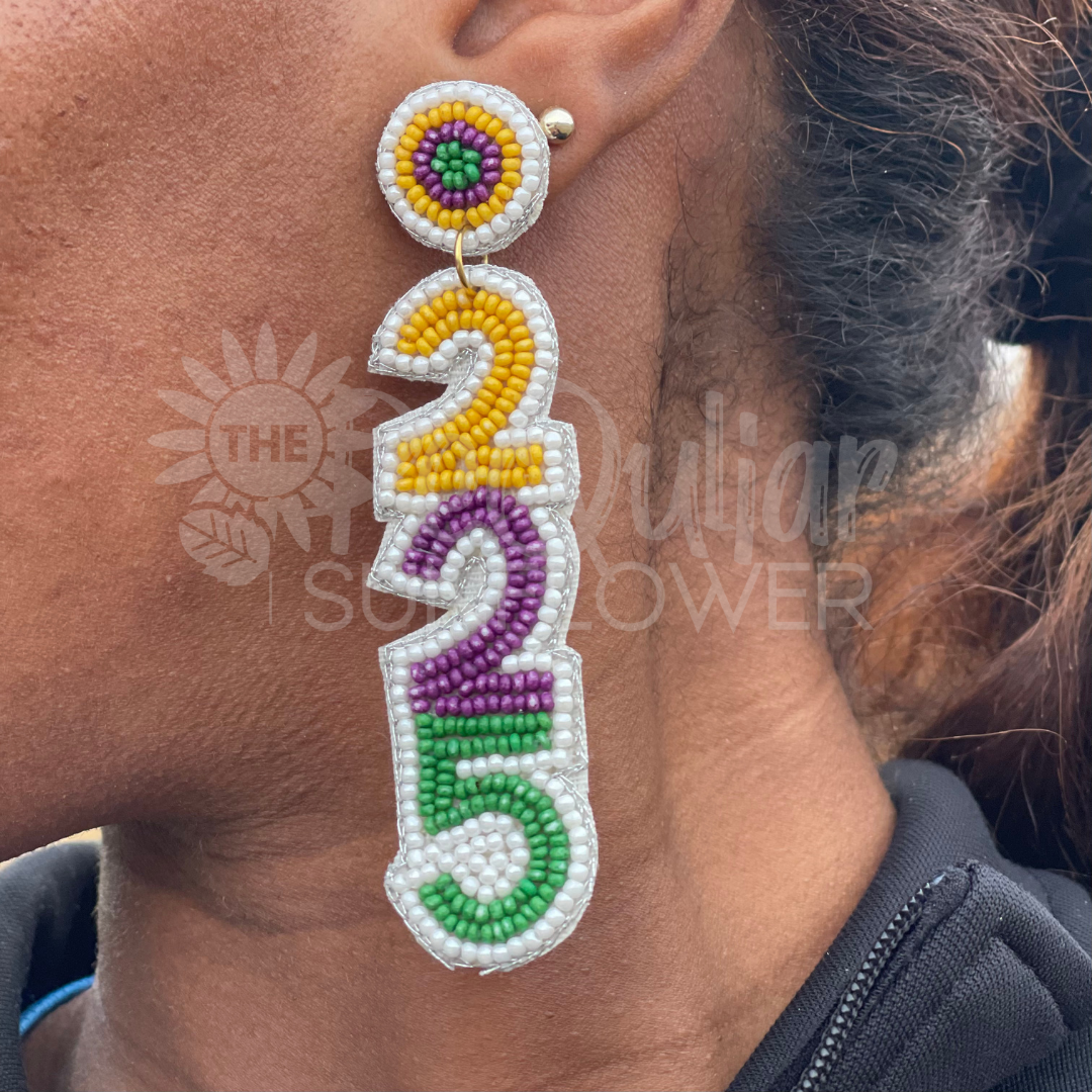 area code earrings