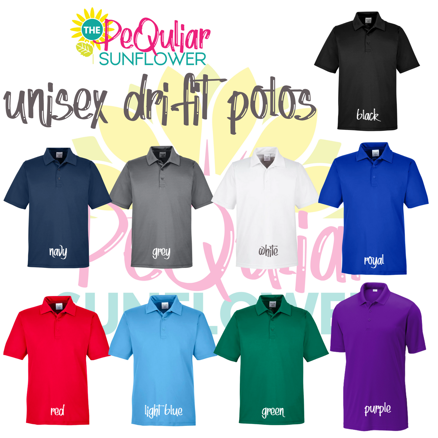 unisex - split teacher polo