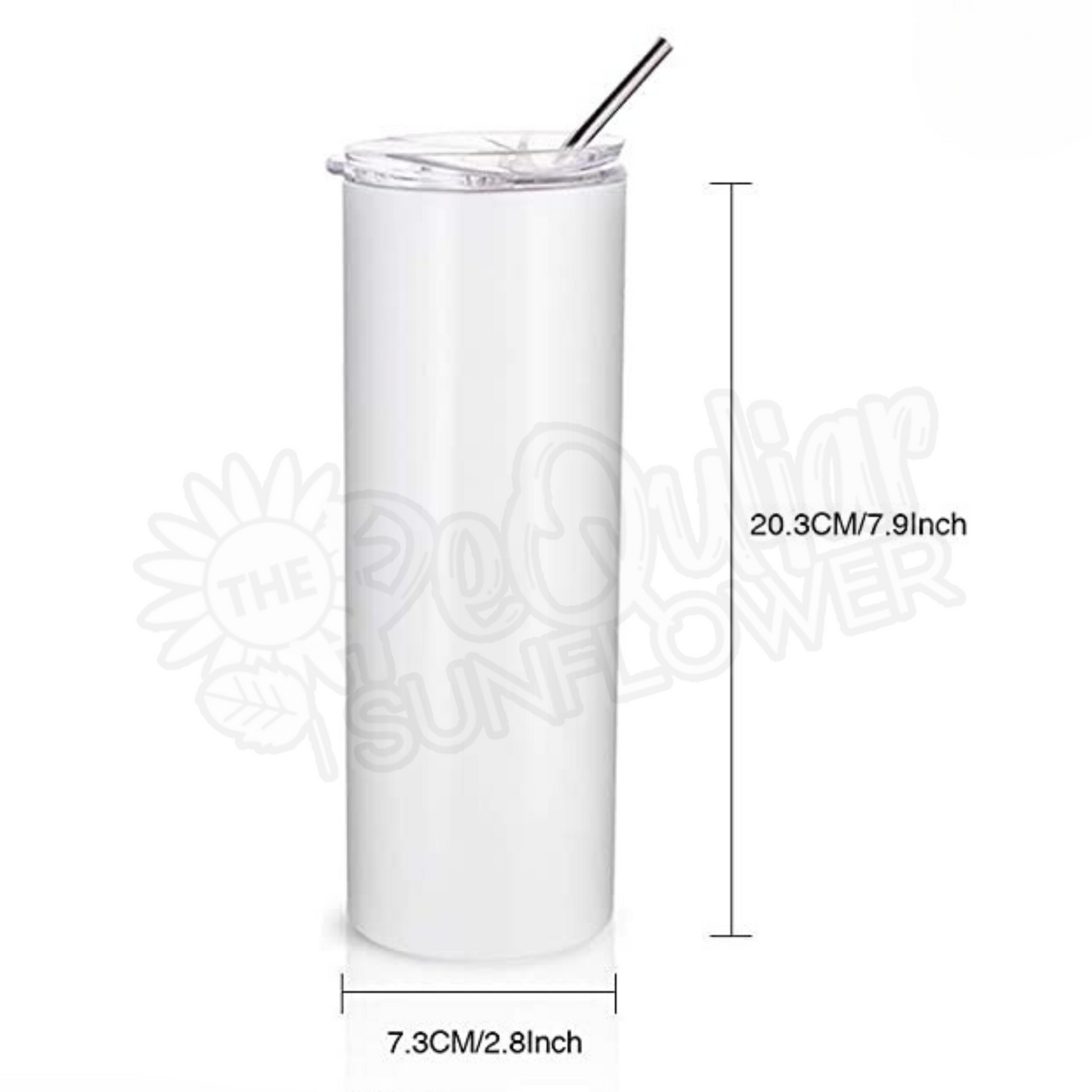 straight sublimation tumblers