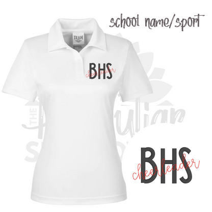 ladies fit - school name/sport