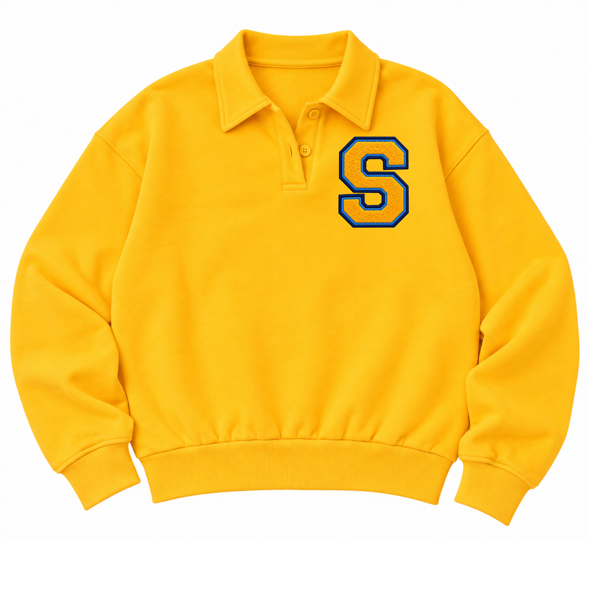 button neck "S" sweater