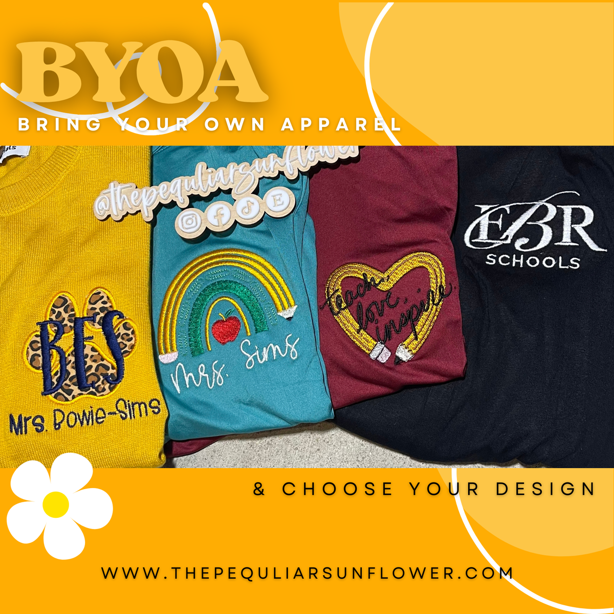 BYOA: teacher designs