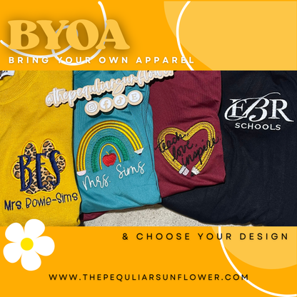 BYOA: teacher designs