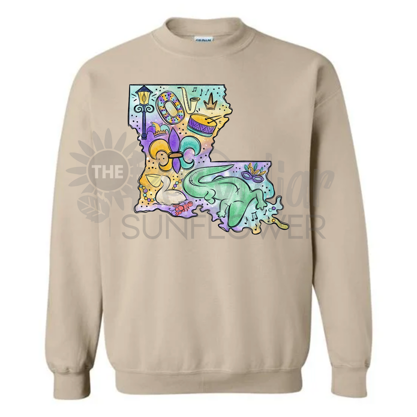 louisiana sweatshirt