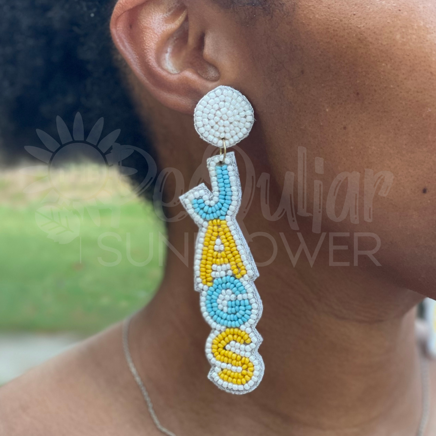 jags beaded earrings
