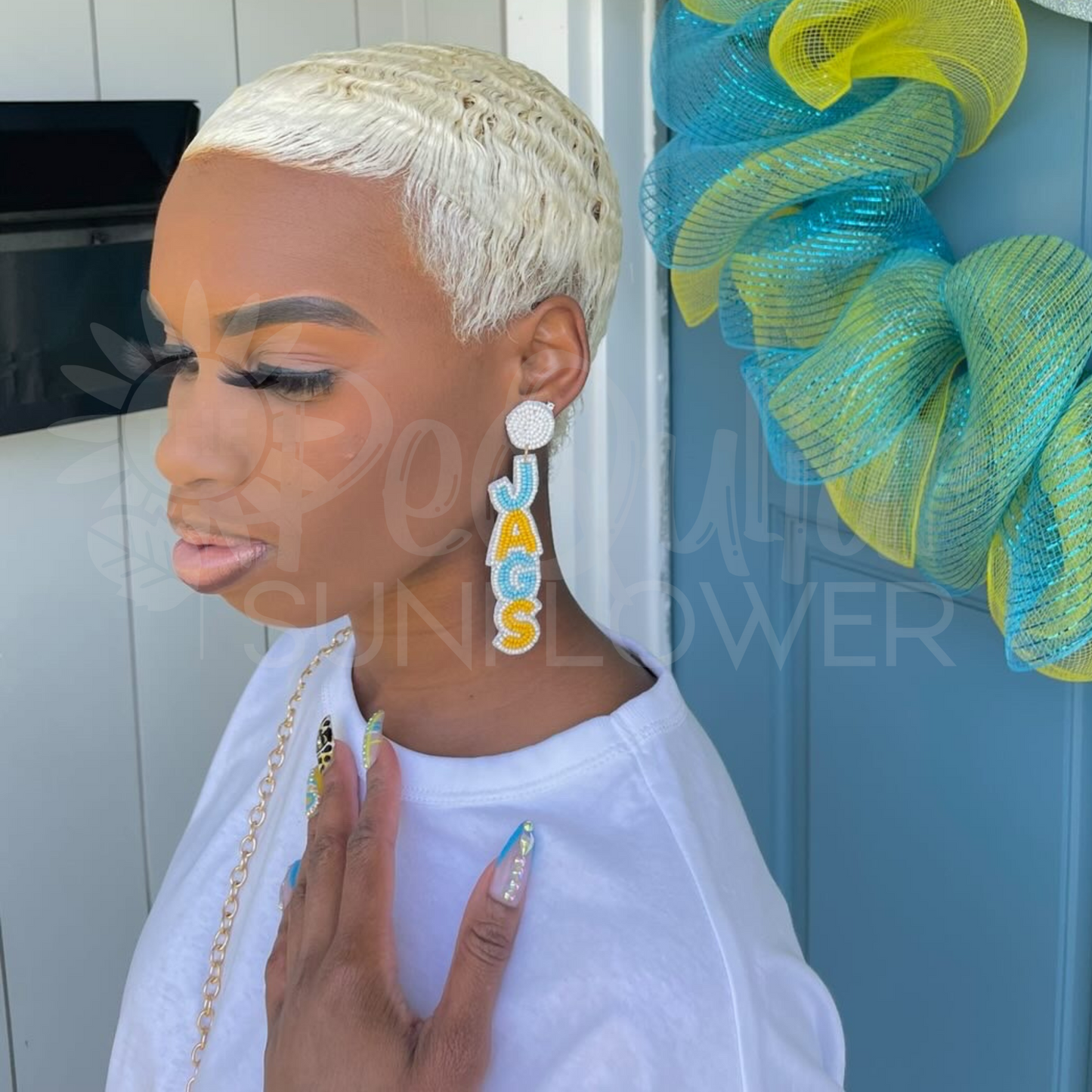 jags beaded earrings