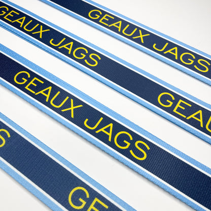 geaux jags purse strap