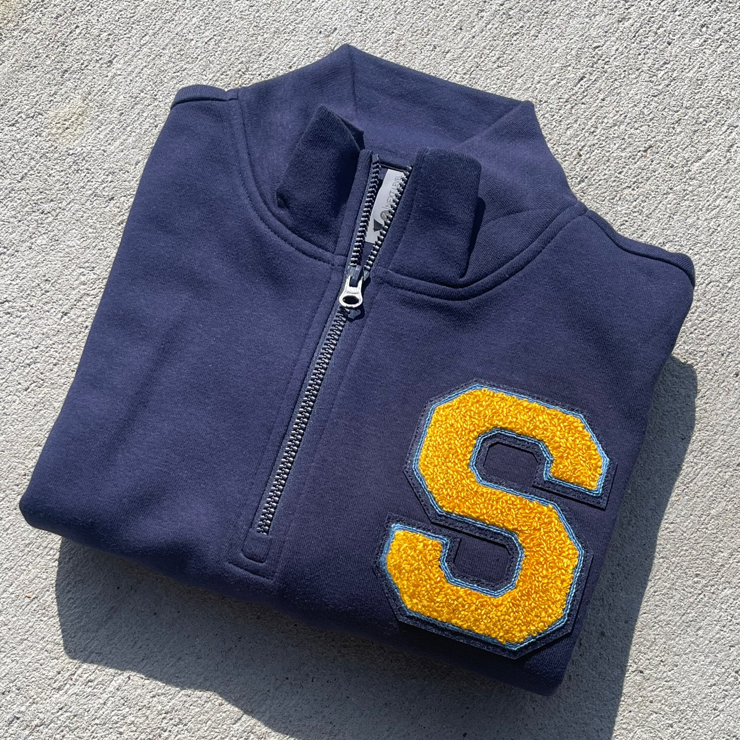 chenille "S" Quarter Zip