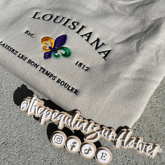 louisiana mardi gras sweatshirt