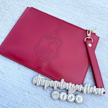 Delta Sigma Theta Wristlet