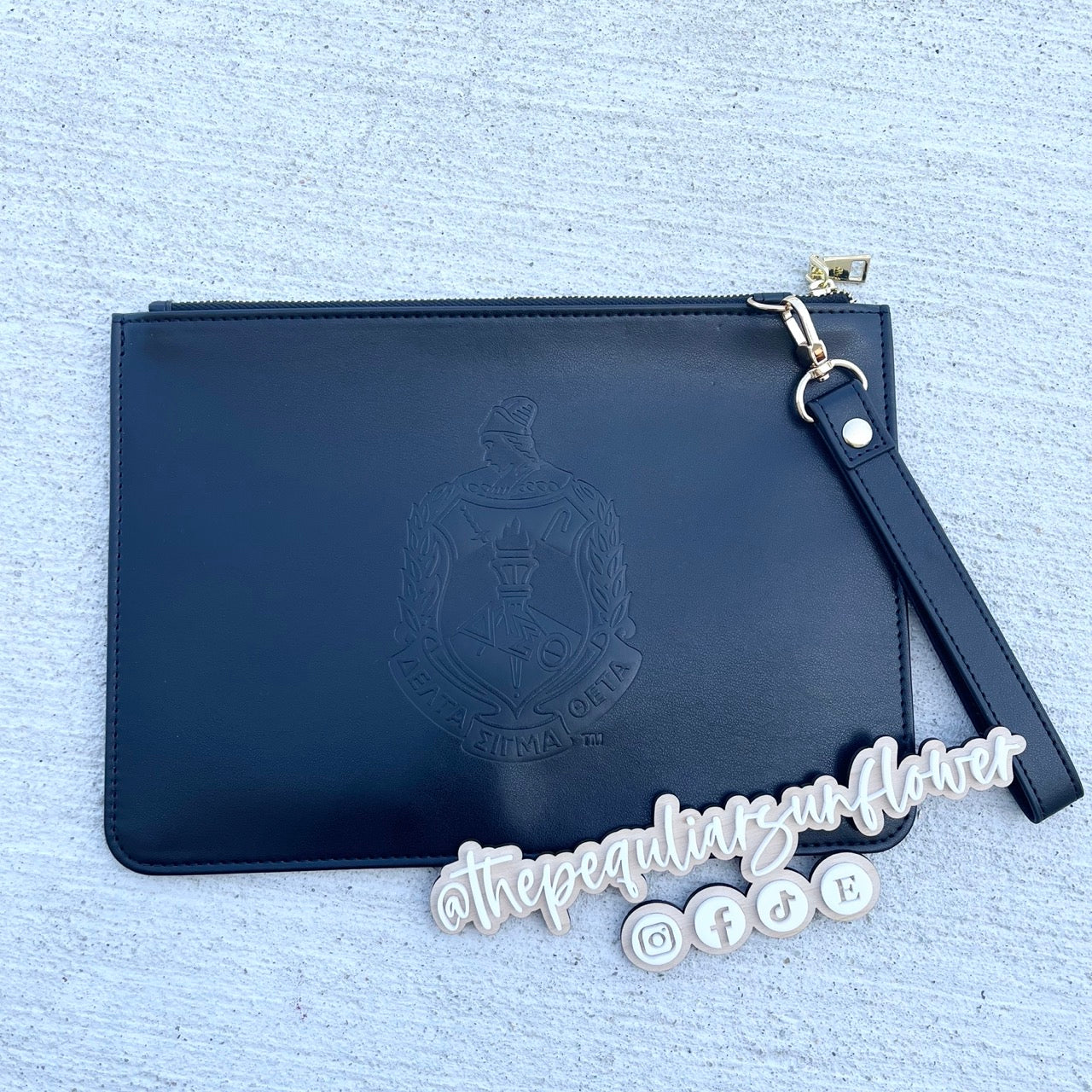 Delta Sigma Theta Wristlet