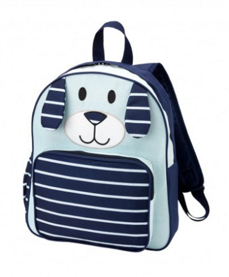 blue puppy preschool backpack