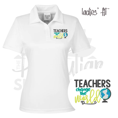 teachers change the world polo