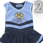 black/white fan cheer uniform