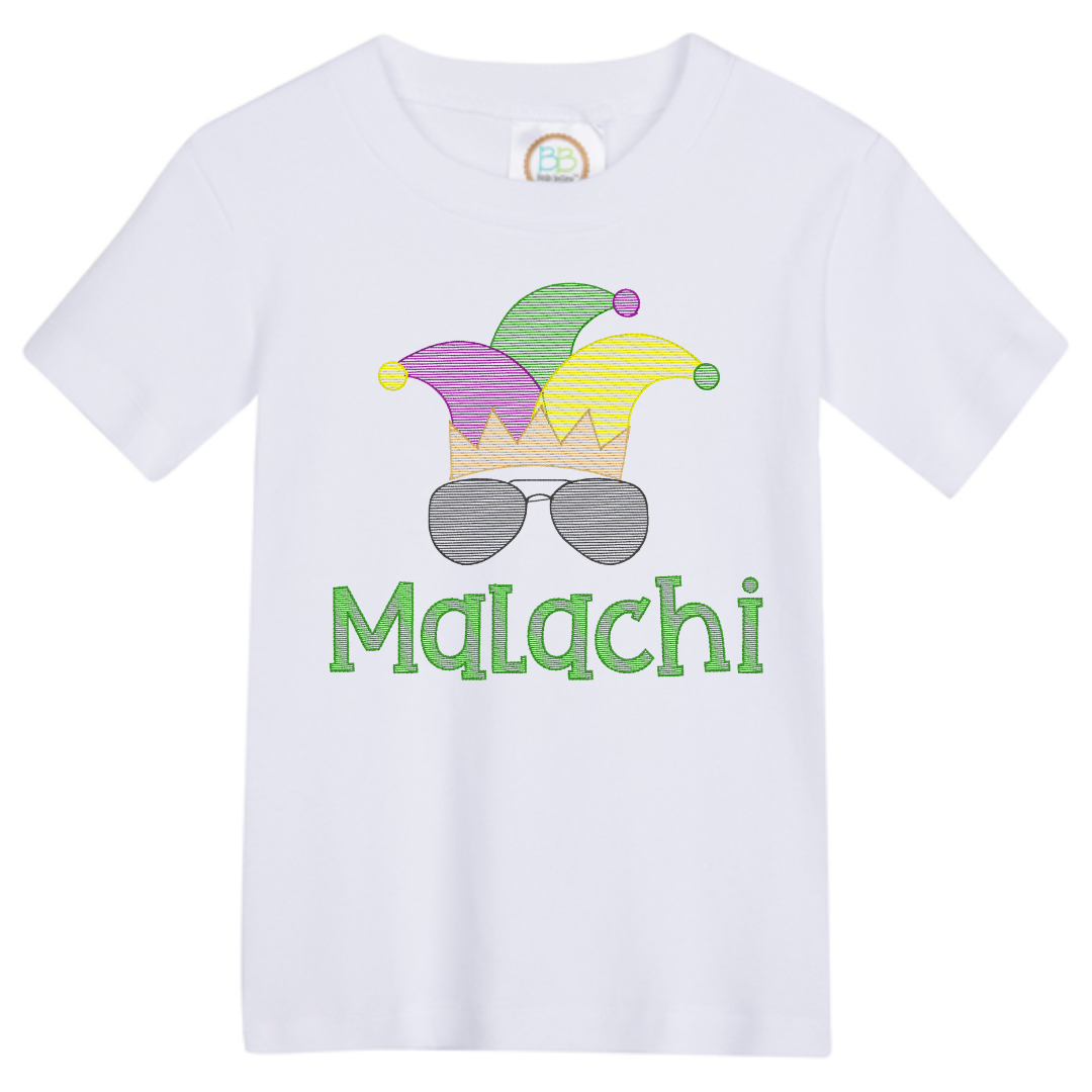 jester mardi gras shirt