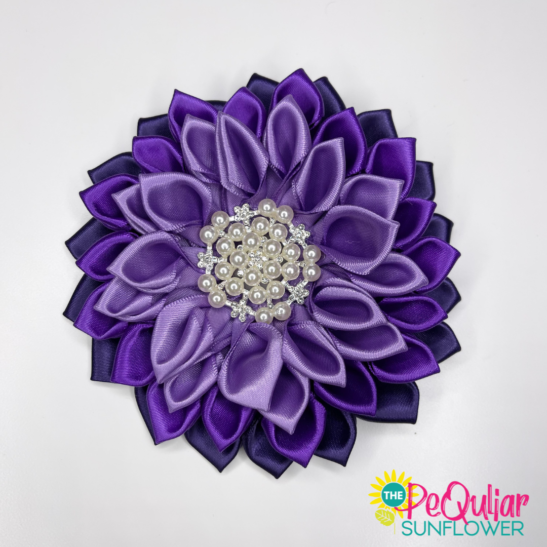 violet brooch