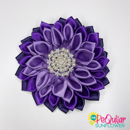 violet brooch