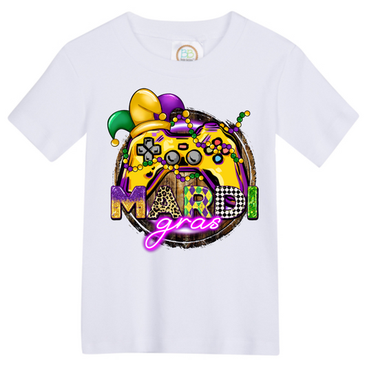 mardi gras gamer shirt