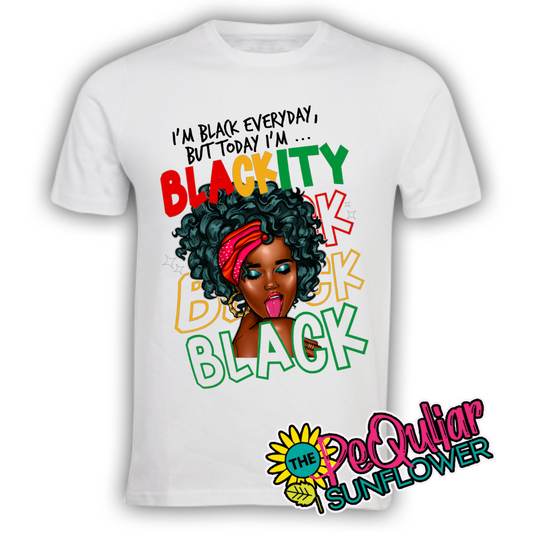 juneteenth: blackity black black woman