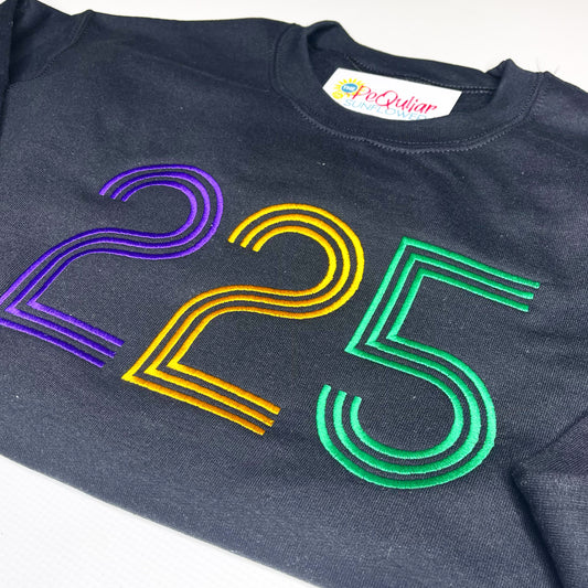 area code mardi gras sweatshirt